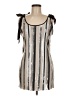 Dance & Marvel 100% Polyester Silver Casual Dress Size M - photo 1