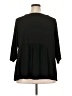 IGIGI Black 3/4 Sleeve Blouse Size 26 - 28 Plus - photo 2