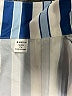 Unbranded 100% Polyester Stripes Blue Short Sleeve Button-Down Shirt Size 7 - photo 3