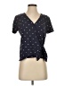 Old Navy Polka Dots Black Short Sleeve Blouse Size XS - photo 1