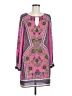 BCBGMAXAZRIA 100% Polyester Pink Casual Dress Size M - photo 1