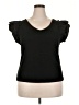 Emery Rose Black Short Sleeve Top Size 4X - photo 1