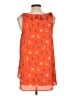 Maeve 100% Polyester Orange Sleeveless Blouse Size 12 - photo 2
