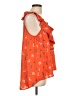 Maeve 100% Polyester Orange Sleeveless Blouse Size 12 - photo 4