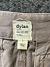 Dylan 100% Tencel Solid Tan Gray Khaki Shorts Size 2 - photo 3