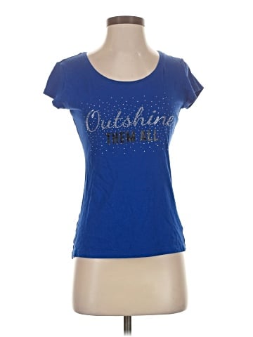 New York & Company Short Sleeve T-Shirt (view 1)