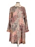 Mechant 100% Polyester Tie-dye Gray Casual Dress Size L - photo 1