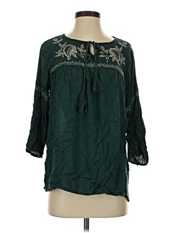 World Market 3/4 Sleeve Blouse (view 1)