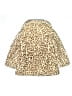 Bonpoint 100% Polyester Animal Print Ivory Coat Size 6 - photo 2