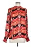 J by Joie 100% Polyester Red Long Sleeve Blouse Size M - photo 1