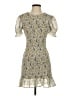 Unbranded Paisley Yellow Cocktail Dress Size S (estimated) - photo 1