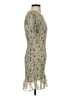 Unbranded Paisley Yellow Cocktail Dress Size S (estimated) - photo 4