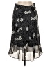 H&M 100% Polyester Animal Print Silver Formal Skirt Size 4 - photo 1