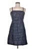 Cider Checkered-gingham Blue Casual Dress Size M - photo 1