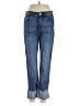 J.Jill Chevron-herringbone Blue Jeans Size 4 - photo 1