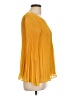 Max Edition 100% Polyester Yellow Long Sleeve Blouse Size L - photo 4