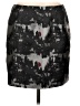 MICHAEL Michael Kors 100% Polyester Graphic Black Casual Skirt Size 10 - photo 1
