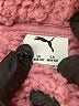 Puma 100% Polyester Pink Zip Up Hoodie Size 8 - 10 - photo 3