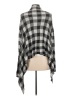 Mudd 100% Rayon Checkered-gingham Gray Cardigan Size L - photo 2