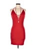 Bebe Red Cocktail Dress Size M - photo 1