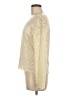 Emma James 100% Polyester Ivory Long Sleeve Top Size M - photo 5
