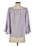 Entro 100% Rayon Purple 3/4 Sleeve Blouse Size S - photo 2