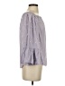 Entro 100% Rayon Purple 3/4 Sleeve Blouse Size S - photo 4