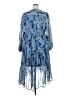 Joie 100% Polyester Paisley Blue Casual Dress Size XXL - photo 2