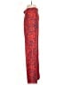 Rachel Roy 100% Silk Print Red Silk Pants Size 0 - photo 5
