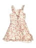 Special Occasions 100% Polyester Floral Ivory Dress Size 8 - photo 2