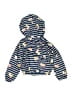 Gymboree 100% Polyester Stripes Blue Jacket Size 5 - 6 - photo 2