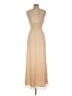 Betsy & Adam 100% Polyester Tan Gold Cocktail Dress Size 6 - photo 2