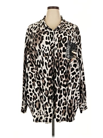 Attitudes by Renee Long Sleeve Blouse (view 1)