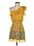 Eyelash Couture 100% Polyester Yellow Cocktail Dress Size XS - photo 1