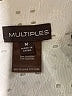 MULTIPLES Ivory Short Sleeve Blouse Size M - photo 7