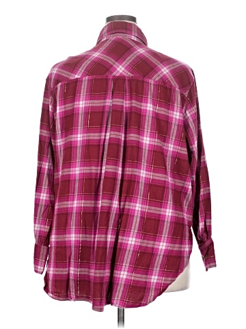 Lane Bryant 3/4 Sleeve Button-Down Shirt (view 2)
