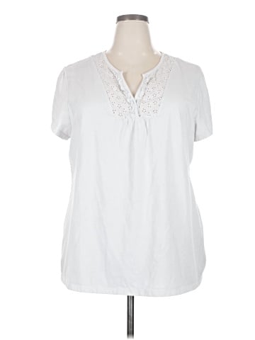 Just My Size Short Sleeve Blouse (view 1)