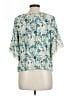 I.N. Studio Teal Short Sleeve Blouse Size L (petite) - photo 2