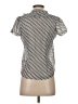 Banana Republic 100% Polyester Gray Short Sleeve Blouse Size XS - photo 2