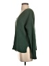 Lucky Brand Solid Green Pullover Sweater Size S - photo 5