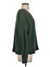Lucky Brand Solid Green Pullover Sweater Size S - photo 4