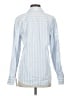 Open Edit 100% Cotton Stripes Blue Long Sleeve Button-Down Shirt Size S - photo 2