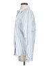 Open Edit 100% Cotton Stripes Blue Long Sleeve Button-Down Shirt Size S - photo 5