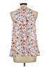 Lila Rose 100% Polyester Orange Sleeveless Blouse Size L (estimated) - photo 2