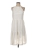 A New Day Solid White Casual Dress Size XS - photo 1