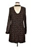 Sanctuary 100% Rayon Print Black Casual Dress Size L - photo 1