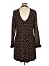 Sanctuary 100% Rayon Print Black Casual Dress Size L - photo 2