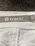Tractr Solid White Shorts Size 10 - photo 3
