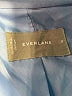 Everlane 100% Triacetate Solid Blue Blazer Size 0 - photo 6