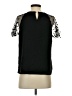 Shein 100% Polyester Black Short Sleeve Blouse Size 4 - photo 2